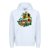 White Campeche State Of Mexico Map Premium Hoodie - RanaPortraitStore