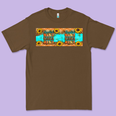 Thankful Mama Mama Mama Premium Tee Designed By Artiststas