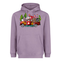 Lavender ma medical assistant nurse truck with cactus and sunflowers Heavyweight Hoodie - AdoDesignShop