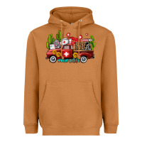 Meerkat ma medical assistant nurse truck with cactus and sunflowers Heavyweight Hoodie - AdoDesignShop