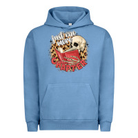 Pigment Pebble Blue just one more chapter Urban Hoodie - MaliasSmallBusiness