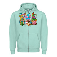 Seafoam Easter gnomies Easter Day Zipper Hoodie - Neo Western