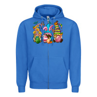 True Royal Easter gnomies Easter Day Zipper Hoodie - Neo Western