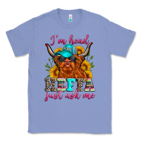 Colony Blue i'm head heffa just ask me Classic Tee - Zillion Design Studio