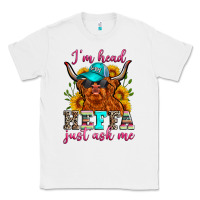 White i'm head heffa just ask me Classic Tee - Zillion Design Studio