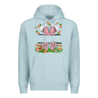 Blue Mist easter costom name rabbit Premium Hoodie - MaliasSmallBusiness