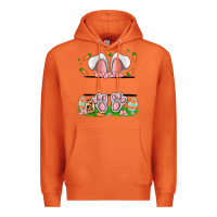 Carrot easter costom name rabbit Premium Hoodie - MaliasSmallBusiness