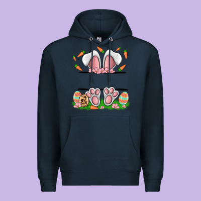 Easter Costom Name Rabbit Premium Hoodie Designed By Maliassmallbusiness