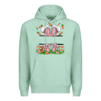 Seafoam easter costom name rabbit Premium Hoodie - MaliasSmallBusiness