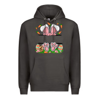 Smoke easter costom name rabbit Premium Hoodie - MaliasSmallBusiness