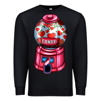 Black love and candy machine Premium Sweatshirt - AdoDesignShop