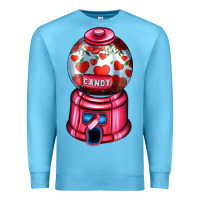 Ocean Blue love and candy machine Premium Sweatshirt - AdoDesignShop
