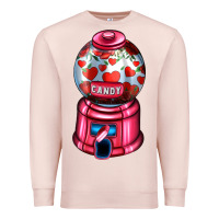 Pale Pink love and candy machine Premium Sweatshirt - AdoDesignShop