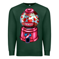 Sports Green love and candy machine Premium Sweatshirt - AdoDesignShop