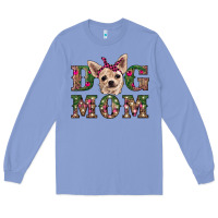 Colony Blue christmas dog mom chihuahua Long Sleeve Tee - RanaPortraitStore