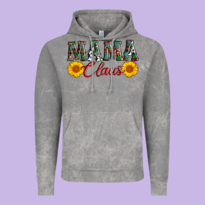 Mama Claus Vintage Hoodie Designed By Adodesignshop