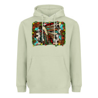 Matcha christmas indian headdress Heavyweight Hoodie - JahusDesignShop