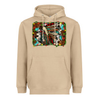 Mushroom christmas indian headdress Heavyweight Hoodie - JahusDesignShop