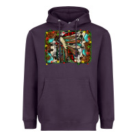 Plum christmas indian headdress Heavyweight Hoodie - JahusDesignShop
