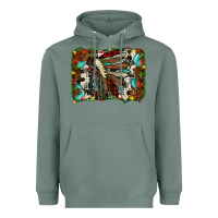 Sage christmas indian headdress Heavyweight Hoodie - JahusDesignShop