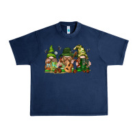 Navy camping gnomies Urban Heavy Tee - texasbilliewilder