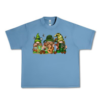 Pebble Blue camping gnomies Urban Heavy Tee - texasbilliewilder