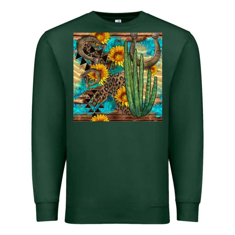 Horseshoe And Cactus Premium Sweatshirt by BundleAndBundleShop | Teevron