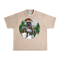 French Oak Pitbull And Farm Urban Heavy Tee - RanaPortraitStore