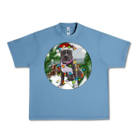 Pebble Blue Pitbull And Farm Urban Heavy Tee - RanaPortraitStore
