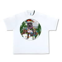 White Pitbull And Farm Urban Heavy Tee - RanaPortraitStore