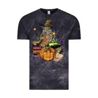 Cloud Black halloween owl Vintage Tee - BarkalooDesign