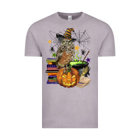 Vintage Zinc halloween owl Vintage Tee - BarkalooDesign