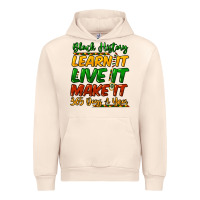Sandshell black history learn it live it make it 365 days a Urban Hoodie - NancyCooperArtShop