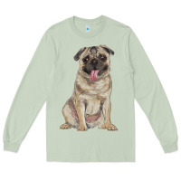 Matcha pug Long Sleeve Tee - RanaPortraitStore