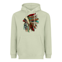 Matcha christmas indian headdress Heavyweight Hoodie - JahusDesignShop