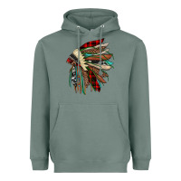 Sage christmas indian headdress Heavyweight Hoodie - JahusDesignShop