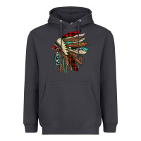 Smoke christmas indian headdress Heavyweight Hoodie - JahusDesignShop