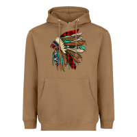 Toasted Coconut christmas indian headdress Heavyweight Hoodie - JahusDesignShop