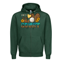Sports Green my heart is on that court Zipper Hoodie - HRA Design Shop