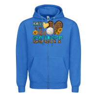 True Royal my heart is on that court Zipper Hoodie - HRA Design Shop