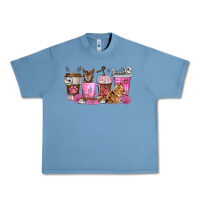 Pebble Blue cat coffee cups Urban Heavy Tee - texasbilliewilder