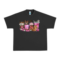 Pigment Black cat coffee cups Urban Heavy Tee - texasbilliewilder