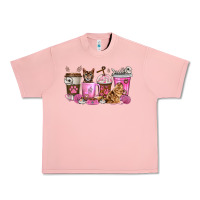 Salmon cat coffee cups Urban Heavy Tee - texasbilliewilder