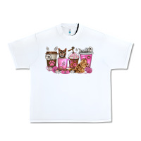 White cat coffee cups Urban Heavy Tee - texasbilliewilder