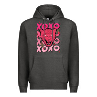 Charcoal Heather valentine Premium Hoodie - MaliasSmallBusiness