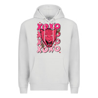 Dove Grey valentine Premium Hoodie - MaliasSmallBusiness