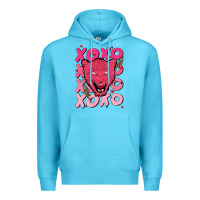 Ocean Blue valentine Premium Hoodie - MaliasSmallBusiness
