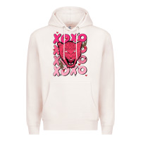 Pale Pink valentine Premium Hoodie - MaliasSmallBusiness
