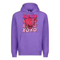 Purple valentine Premium Hoodie - MaliasSmallBusiness