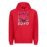 Red valentine Premium Hoodie - MaliasSmallBusiness